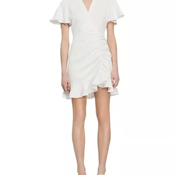 Sandro Elegant White Blouse - Picture 2 of 15